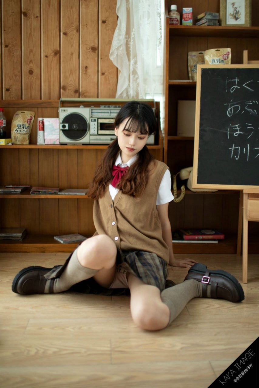 劳小白 校服jk 2